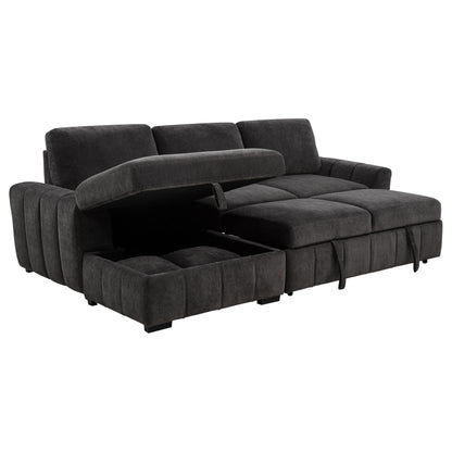Pastrana Upholstered Sleeper Sectional Sofa RAF Chaise