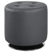Bowman Gray Swivel Ottoman