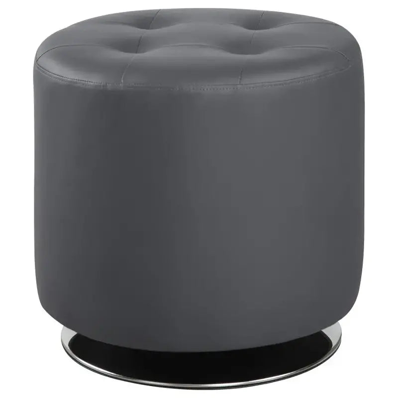 Bowman Gray Swivel Ottoman
