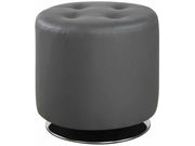 Bowman Gray Swivel Ottoman