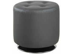 Bowman Gray Swivel Ottoman