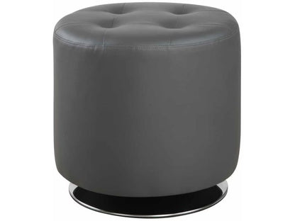 Bowman Gray Swivel Ottoman