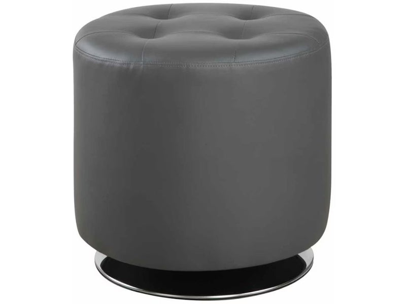 Bowman Gray Swivel Ottoman