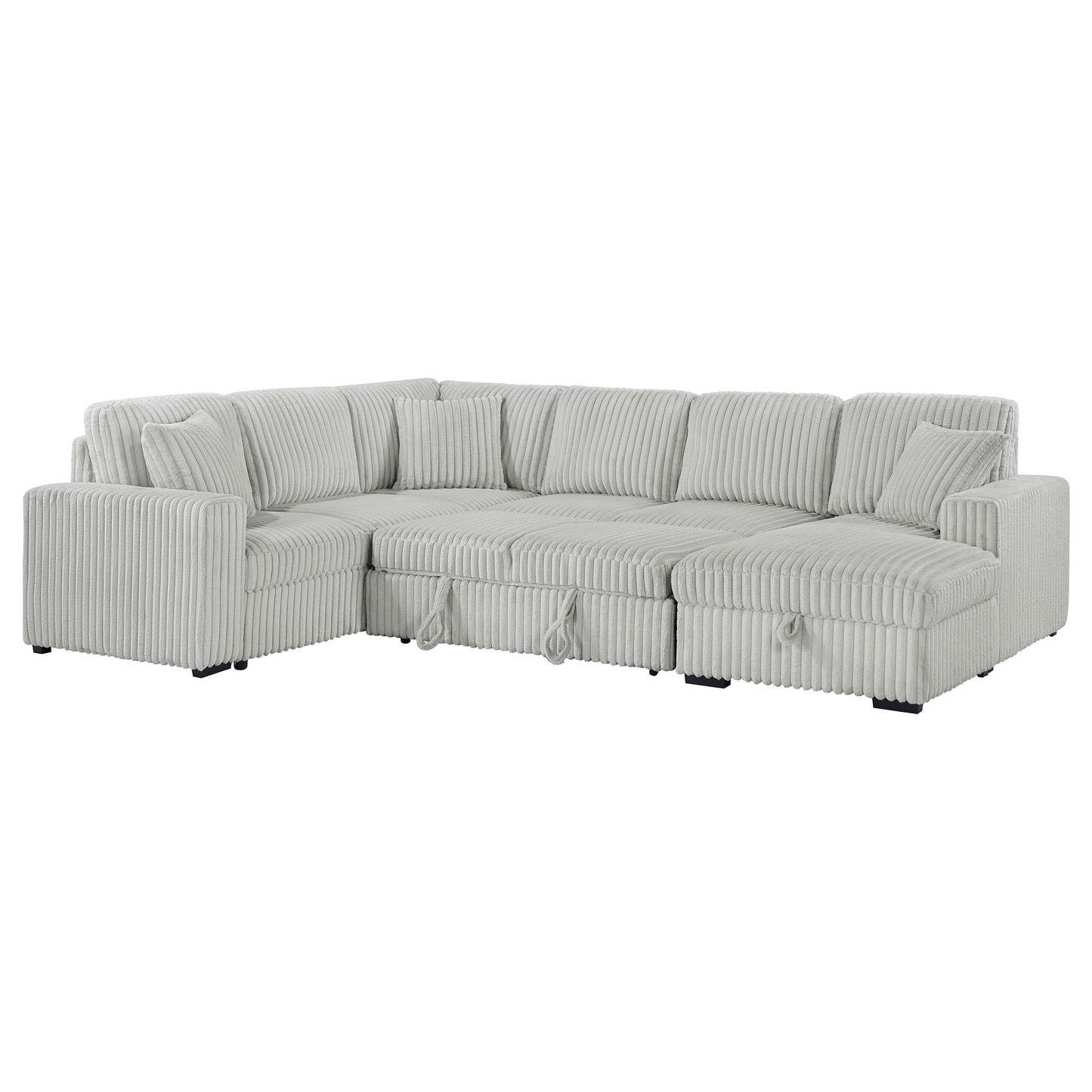 Devonshire Sleeper Sectional Sofa Storage Chaise