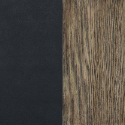 Banco de acento tapizado Chad Denim azul oscuro