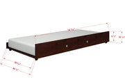 Cappuccino Trundle Bed