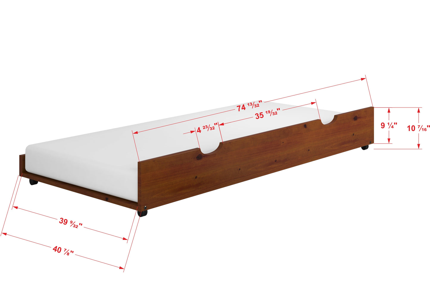 Espresso Trundle Bed