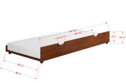 Espresso Trundle Bed