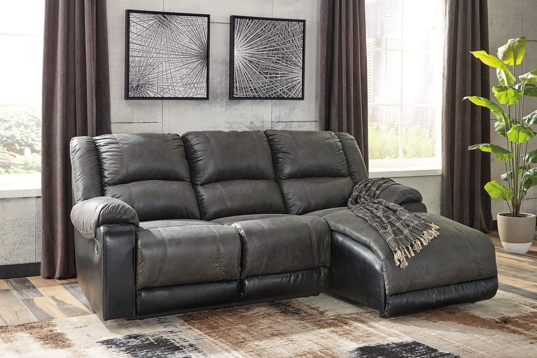 Nantahala Reclining Sectional with Chaise