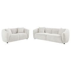 Aleisha 2-piece Fabric Upholstered Sofa Set Sand