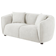 Aleisha Fabric Upholstered Loveseat Sand