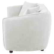 Aleisha Fabric Upholstered Loveseat Sand