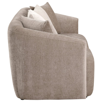 Conjunto de sofá tapizado de chenilla Townsend Latte