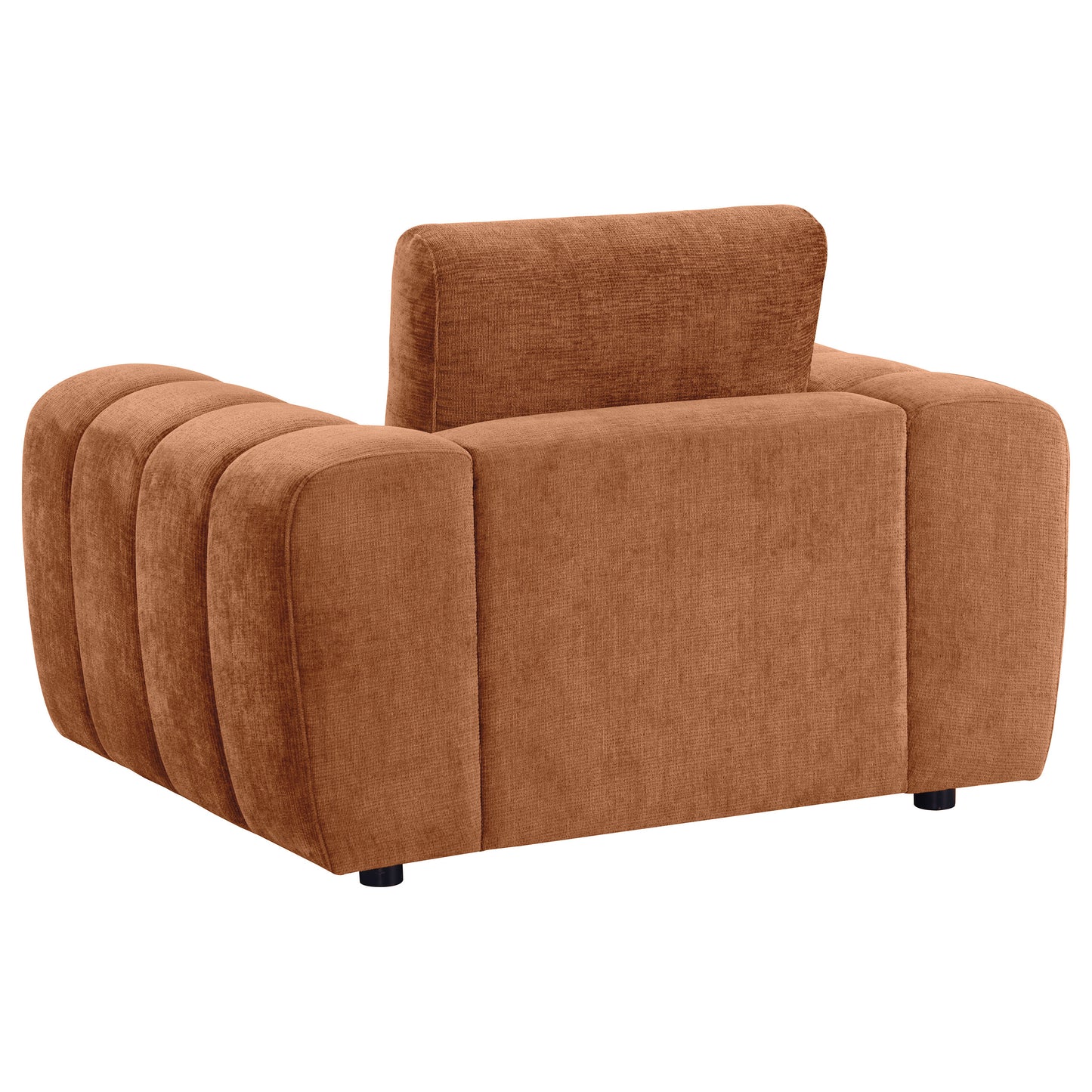 Burnett Chenille Upholstered Sofa Set Burnt Orange