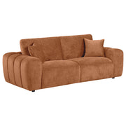 Burnett Chenille Upholstered Sofa Set Burnt Orange
