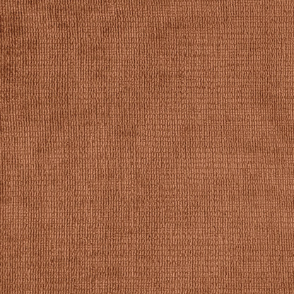 Burnett Chenille Upholstered Ottoman Burnt Orange