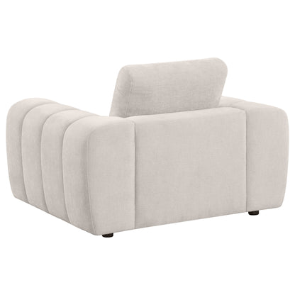 Burnett Chenille Upholstered Sofa Set Ivory