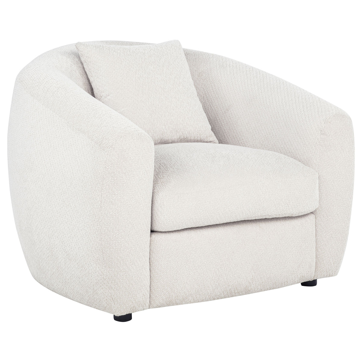 Isabella Fabric Upholstered Accent Chair Sand