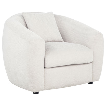 Isabella Fabric Upholstered Accent Chair Sand