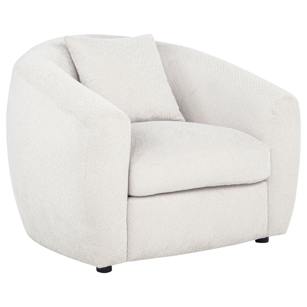 Isabella Fabric Upholstered Accent Chair Sand