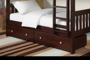 Dual Underbed Drawers in Merlot