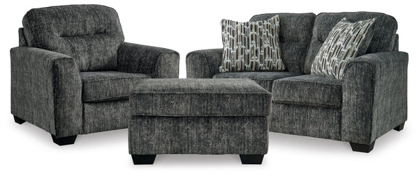Lonoke Loveseat, Oversized Chair and Ottoman