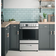  Haier 24-inch Freestanding Electric Range with Convection Technology QAS740RMSS IMAGE 8