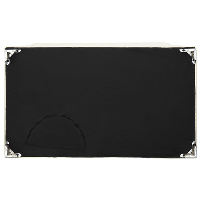 Chaviano Upholstered Track Arm Loveseat Pearl White