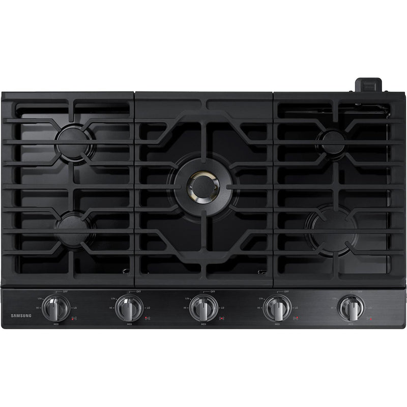 Samsung 36-inch Built-in Gas Cooktop with Wi-Fi and Bluetooth Connected NA36N7755TG/AA