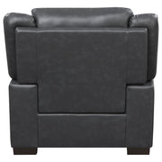 Conjunto de sofá tapizado Arabella con brazos acolchados, gris