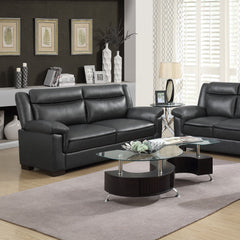 Sofá tapizado Arabella con brazos acolchados, gris