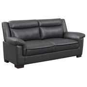 Sofá tapizado Arabella con brazos acolchados, gris
