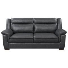 Sofá tapizado Arabella con brazos acolchados, gris