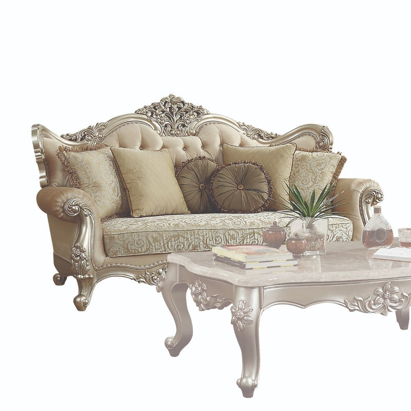 Sofá Bently de 88" de largo con 7 almohadas