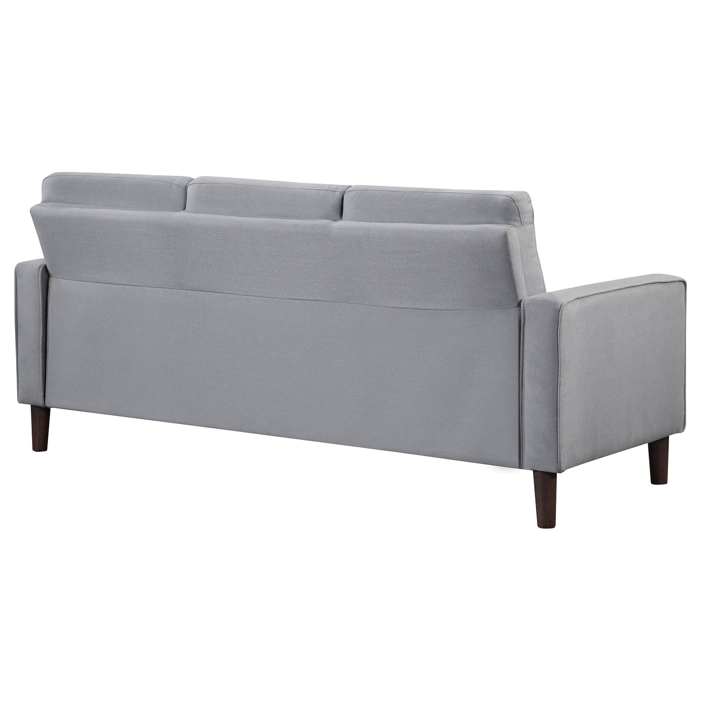 Bowen Upholstered Track Arm Tufted Sofa Beige