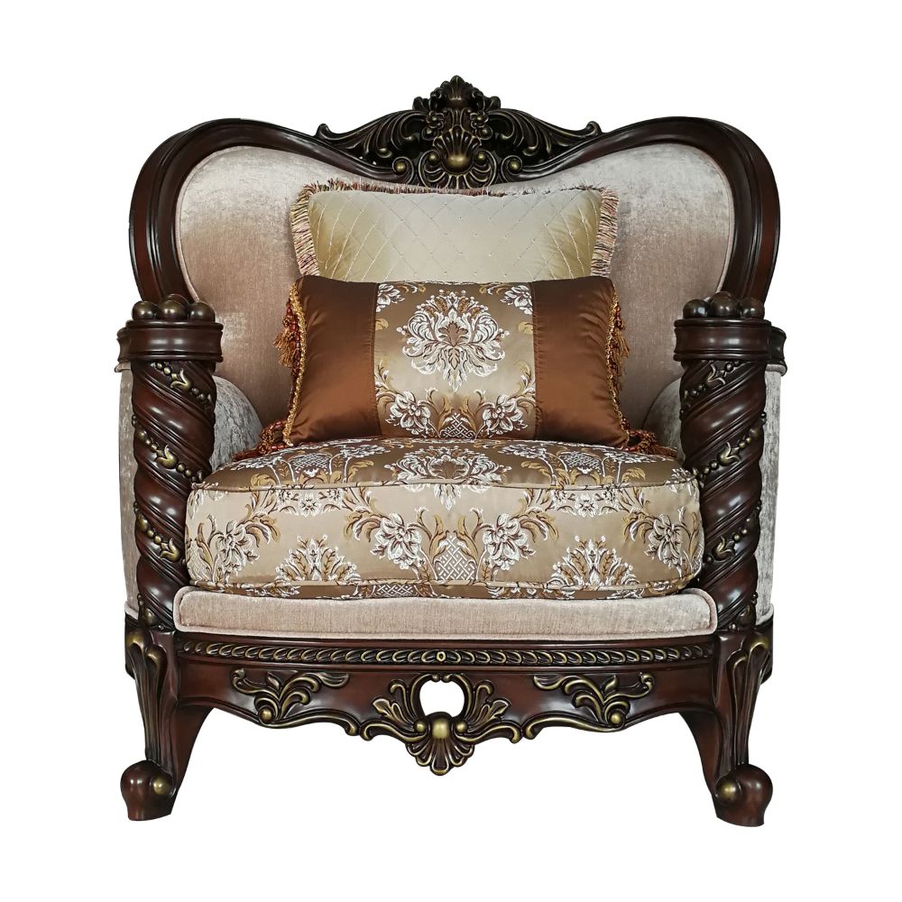 Silla Devayne de 44" de ancho con 2 almohadas