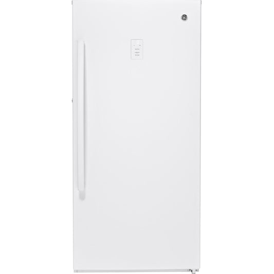GE 14.1 cu.ft. Upright Freezer with Turbo Freeze FUF14SMRWW IMAGE 1