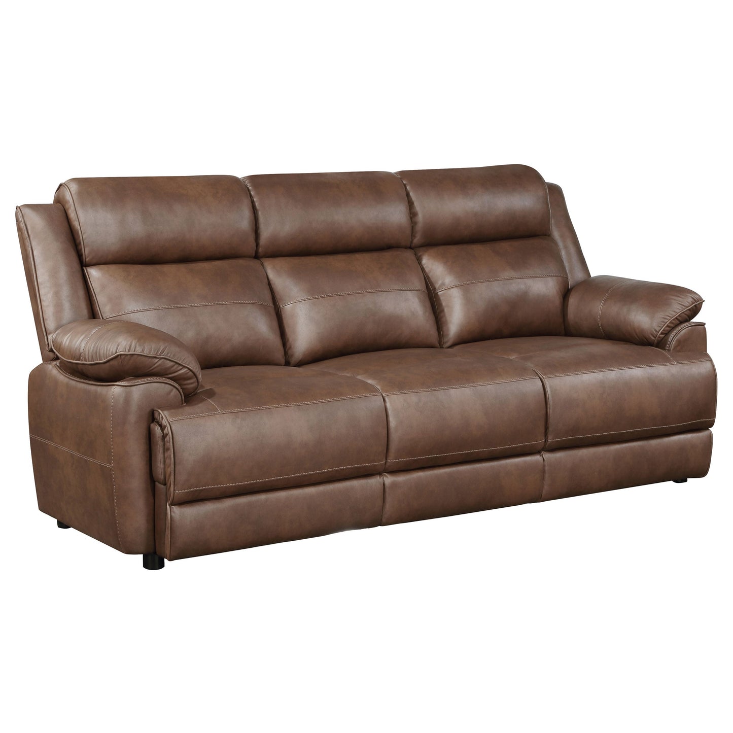 Ellington Upholstered Living Room Set Dark Brown