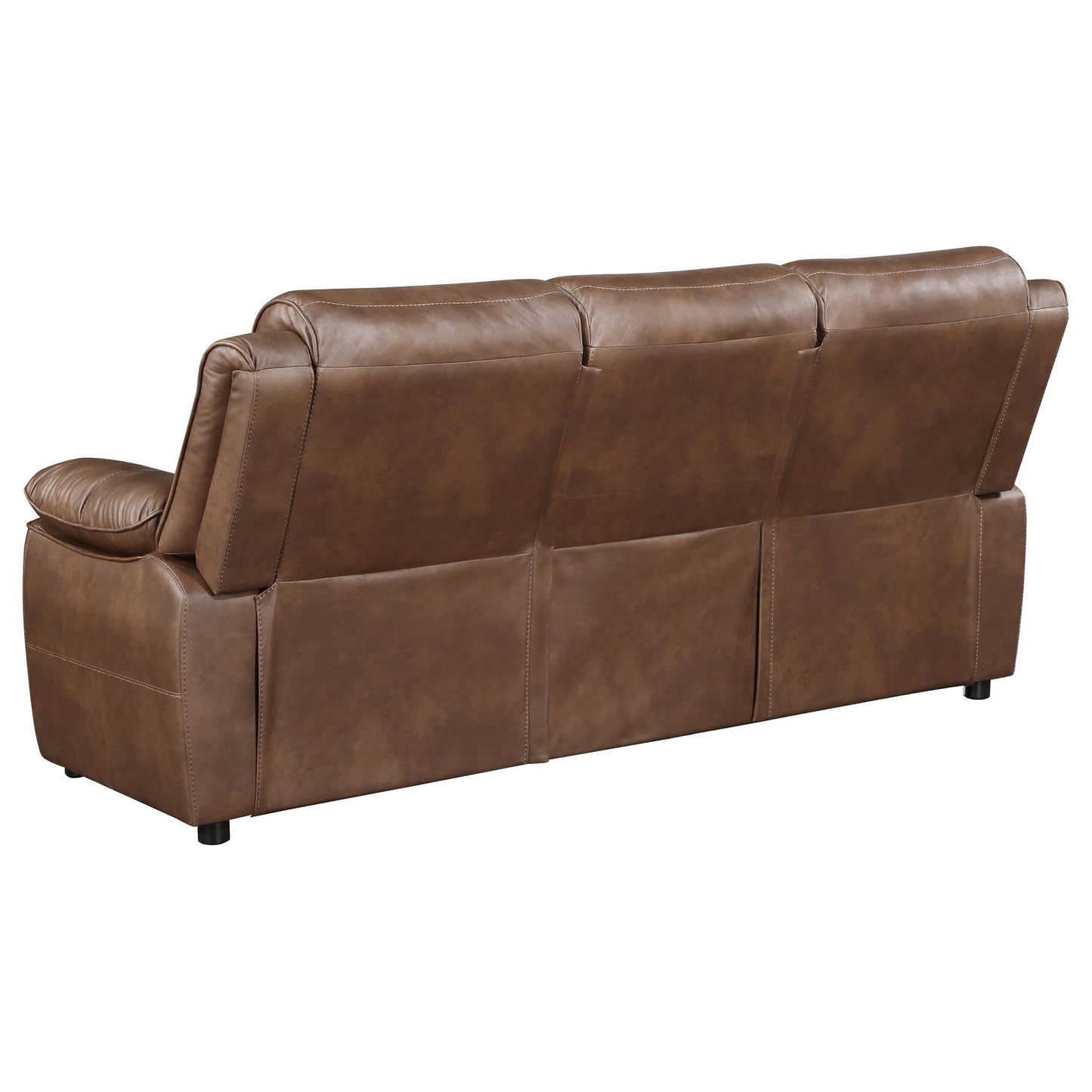 Ellington Upholstered Living Room Set Dark Brown