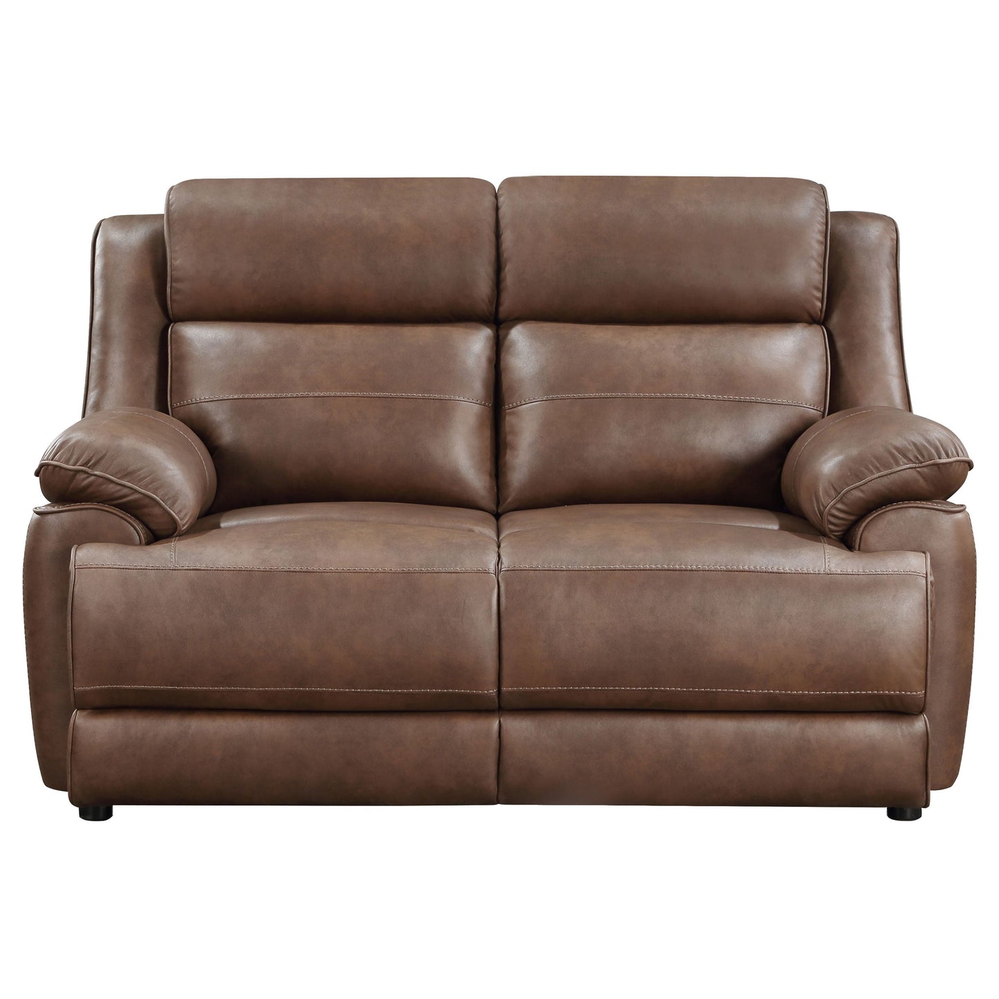 Ellington Upholstered Living Room Set Dark Brown