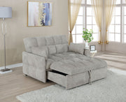 Sofá cama convertible tapizado Cotswold en gris oscuro