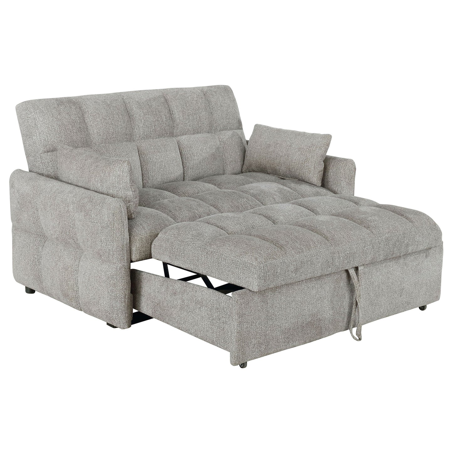 Sofá cama convertible tapizado Cotswold en gris oscuro