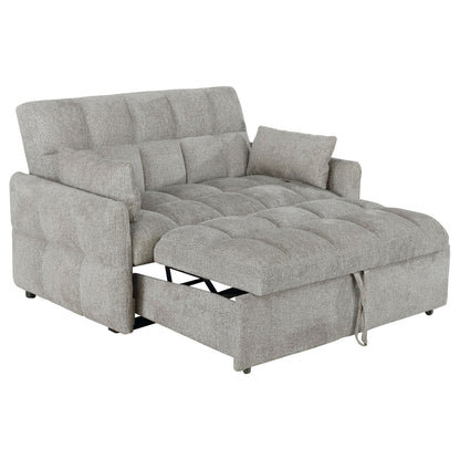Sofá cama convertible tapizado Cotswold en gris oscuro