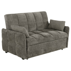 Sofá cama convertible tapizado Cotswold en gris oscuro