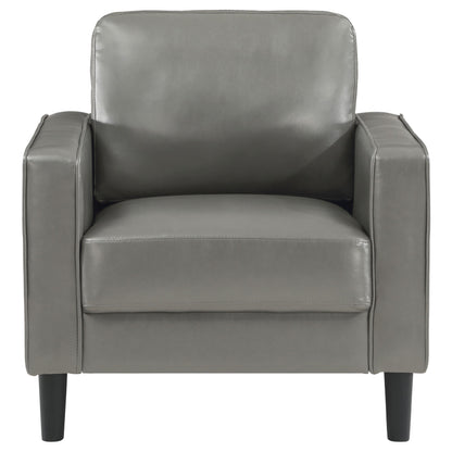 Ruth Upholstered Track Arm Accent Chair Black
