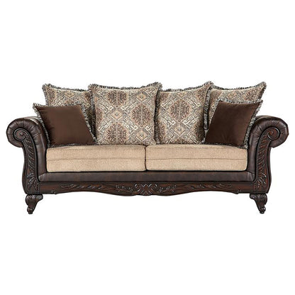 Elmbrook Upholstered Living Room Set Brown