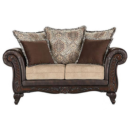 Elmbrook Upholstered Living Room Set Brown