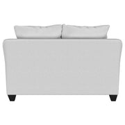 Salizar Upholstered Flared Arm Loveseat Sand