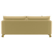 Corliss Upholstered Curved Track Arm Sofa Camel
