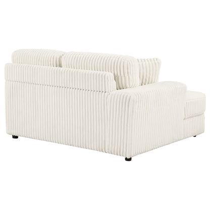 Emberson Upholstered Sectional Ivory
